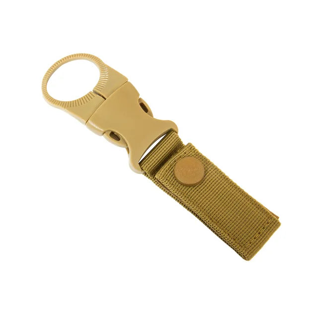 Backpack Accessories - Quickdraw Carabiners & Water Bottle Hanger for Outdoor Camping, Hiking & Climbing