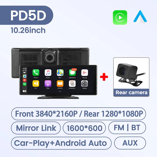 Scenteck Navigatie 10.26Inch Android Auto Draadloze Carplay Voor Universele Multimediaspeler Autoradio Intelligente Systemen Bt Mirror Link