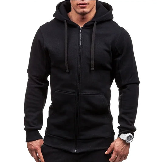 Scenteck. lekkere warme heren casual hoodie met capuchon en rits. In 5 kleuren