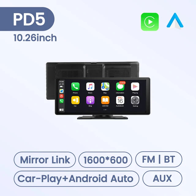 Scenteck Navigatie 10.26Inch Android Auto Draadloze Carplay Voor Universele Multimediaspeler Autoradio Intelligente Systemen Bt Mirror Link