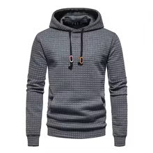 Stijlvolle Color Block Patchwork Hoodies Voor Mannen Atletische Trekkoord Capuchon Sweatshirt Lente Herfst Casual Fleece Pullover Tops