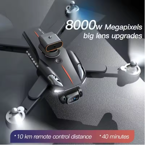 Scenteck drone mi  P11 Max is de ultime drone voor iedereen. Hij heeft GPS 5G Dubbele camera 8K Professionele HD Luchtfotografie Obstakel vermijden, met super sterke motoren, tot 10000M bereik.