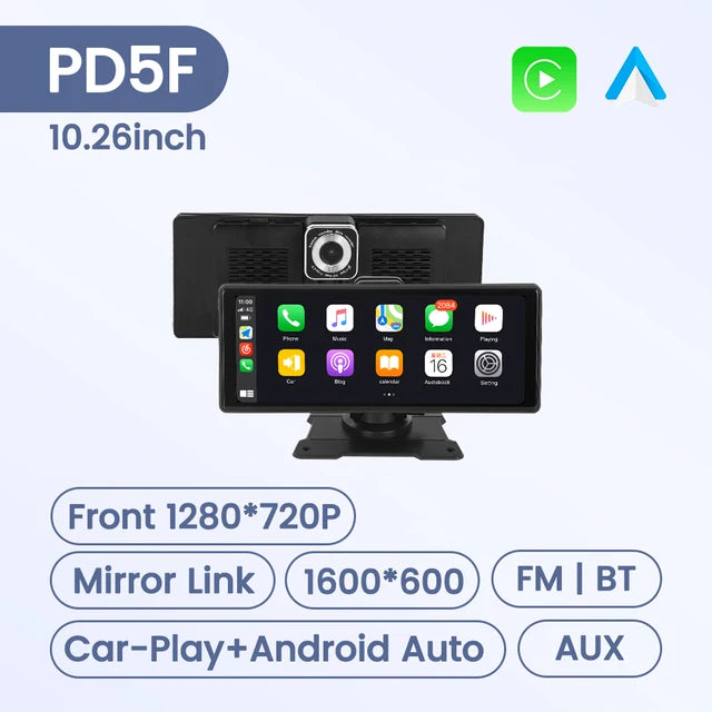 Scenteck Navigatie 10.26Inch Android Auto Draadloze Carplay Voor Universele Multimediaspeler Autoradio Intelligente Systemen Bt Mirror Link